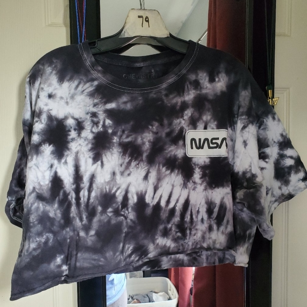 Short Sleeve NASA Crop Top